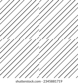 Nahtloses Muster. Figures-Ornament.Schwarz-Weiß-Muster für Mode, Stoffdesign, Tapete, Wickelpapier, Stoffe und Wohnungsdekor.
