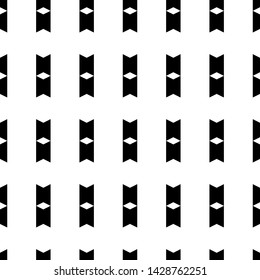 Seamless pattern. Figures, rhombuses ornament. Folk wallpaper. Ethnic motif. Simple shapes background. Geometric backdrop. Digital paper, textile print, web design, abstract.
