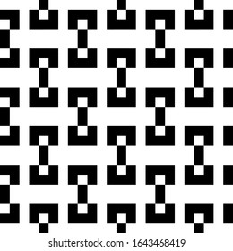  Patrón sin problemas. Cifras, trazos adornos. Formularios, fondos de pantalla rectangulares. Motivo étnico. Curvas, formas fondo. Fondo geométrico. Ilustración mosaica. Papel digital, papel textil, abstracto.