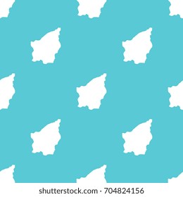 seamless pattern filled with maps of san marino. white country silhouettes on blue background
