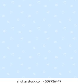 seamless pattern, finance, money, light blue background, vector illustration
