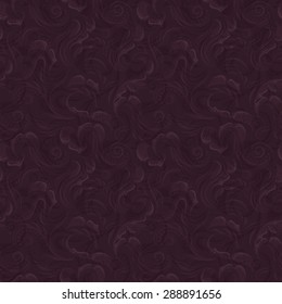 Seamless pattern in fine design with floral elements