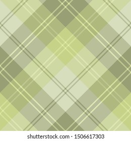 Seamless pattern in fine discreet light green colors for plaid, fabric, textile, clothes, tablecloth and other things. Vector image. 2
