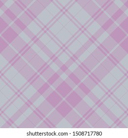 Seamless pattern in fine lilac and grey colors for plaid, fabric, textile, clothes, tablecloth and other things. Vector image. 2
