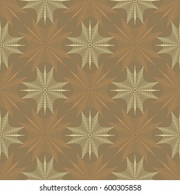 Seamless pattern. Fine lines.  Abstract illustration.