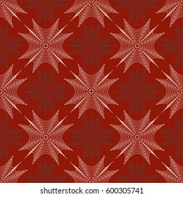 Seamless pattern. Fine lines.  Guilloche net. Abstract illustration.