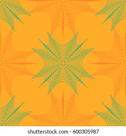 Seamless pattern. Fine lines.  Guilloche net. Abstract illustration.