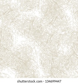 Seamless pattern with fingerprints.