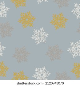 Seamless pattern with fir trees. Colorful background vector.  Design illustration. A lot of fir-trees. Decorative wallpaper, good for printing. 