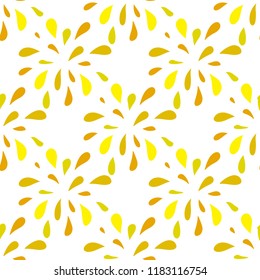 Seamless pattern with fireworks. Holiday background, wallpaper