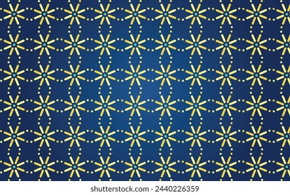 Seamless pattern with fireworks on a blue background. Vector illustration. Fireworks background material with copy space.