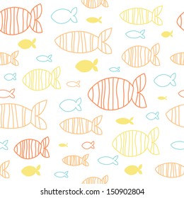 seamless pattern with fish