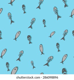 seamless pattern with fish