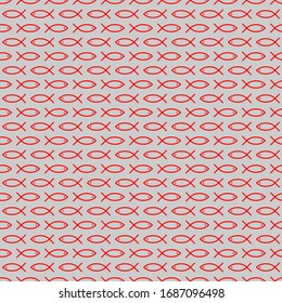 Seamless pattern. Fish of the lines. Geometric background. Vector illustration. Good quality. Good design.