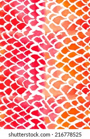 Seamless Pattern Fish Scales. Vector Illustration.