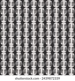 Seamless pattern with fish skeletons. Background. Bones. Vector illustration