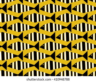 seamless pattern with fishes
