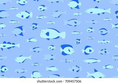 seamless pattern fishes