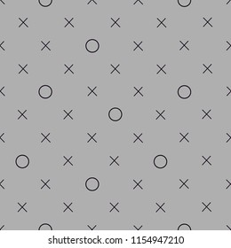 Seamless pattern of five-pointed stars for background or packing