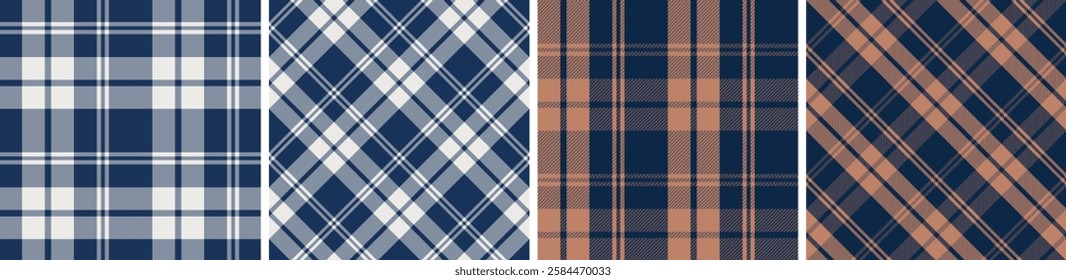 seamless pattern flannel skirt design  for dress check, gingham , tartan plaid , tablecloth other modern and fashion print.