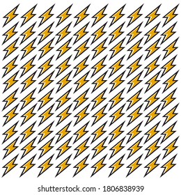 Seamless pattern of Flash lightning bolt background