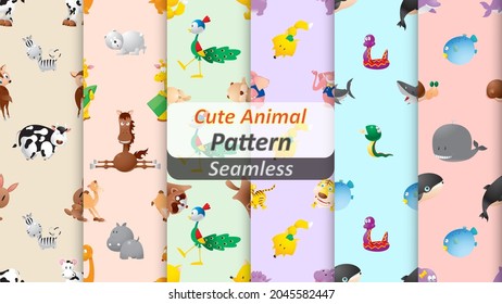 Animal plano de patrón sin foco en el fondo del Pastel. Ajustar para el tejido, etc