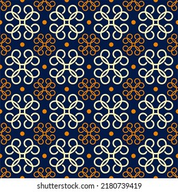 Seamless pattern with flat design, for wallpaper, print, page fill, decoration, gift wrapping paper.