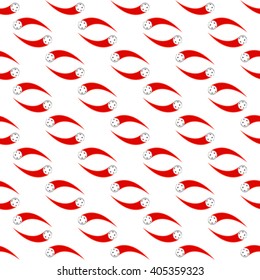 The seamless pattern of floorball