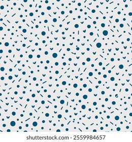 seamless pattern with flora blue, white background