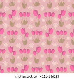 Seamless pattern with a floral pattern.
