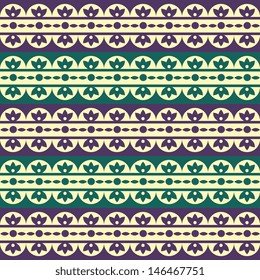 Seamless pattern with floral pattern
