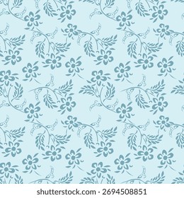 seamless pattern with floral pattern