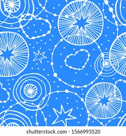 seamless pattern. floral abstract .vector illustration eps 10. hand drawing