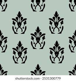 seamless pattern with floral background