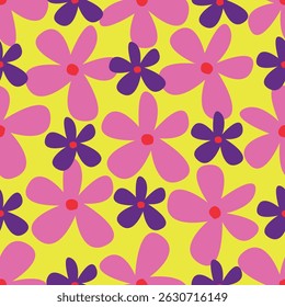 Patrón sin fisuras con fondo floral