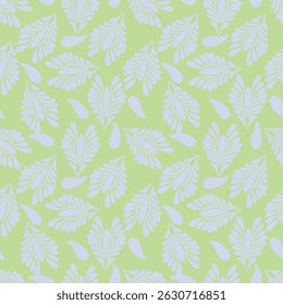 Seamless pattern with floral background