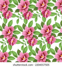 	
Seamless pattern floral background design.