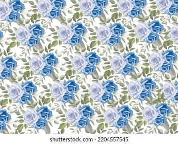 	
Seamless pattern floral background design.