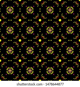 seamless pattern of floral batik. can use for fabric , fashion or background