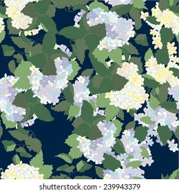 Seamless pattern with floral design.