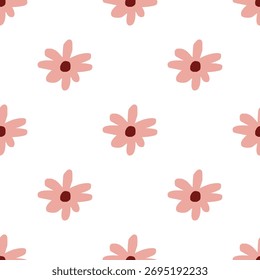 padrão sem costura design floral arte Ilustração Blossom. adequado para papel de parede têxtil fundo textura