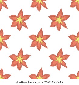 padrão sem costura design floral arte Ilustração Blossom. adequado para papel de parede têxtil fundo textura