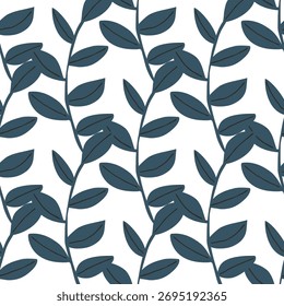 padrão sem costura design floral arte Ilustração Blossom. adequado para papel de parede têxtil fundo textura