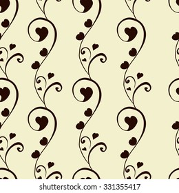 Seamless pattern for floral design. Dandelion flower.Vector illustration
