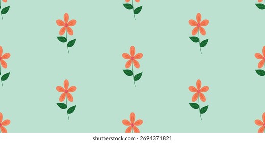 Flor de la ilustración del diseño floral del patrón inconsútil para las texturas de fondo textiles 