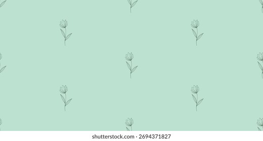 Flor de ilustração de design floral de padrão sem costura para texturas de fundo textille 