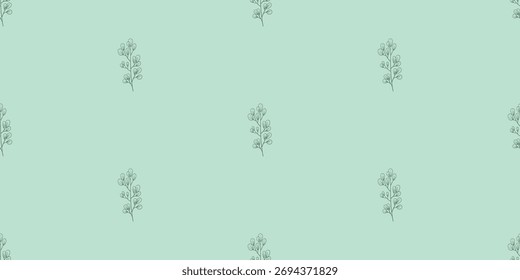 Seamless pattern floral design illustration flower for textille background textures 