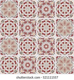 Seamless pattern. Floral design. mandala