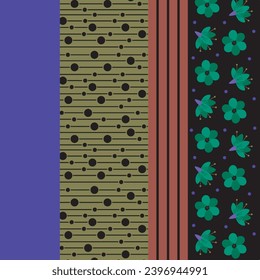 seamless pattern floral design ready for textile prints.
