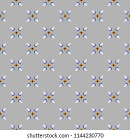 seamless pattern with floral elements